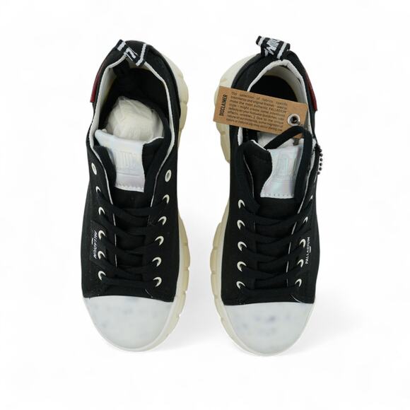 Palladium Revolt Lo Tx Platform Shoes Womens 7.5 Black Chunky Fashion Sneakers - Picture 5 of 11